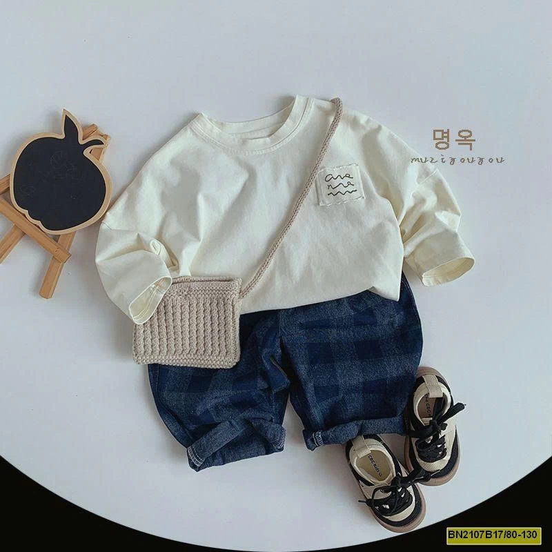 ÁO THUN TRƠN DÀI TAY HÀN