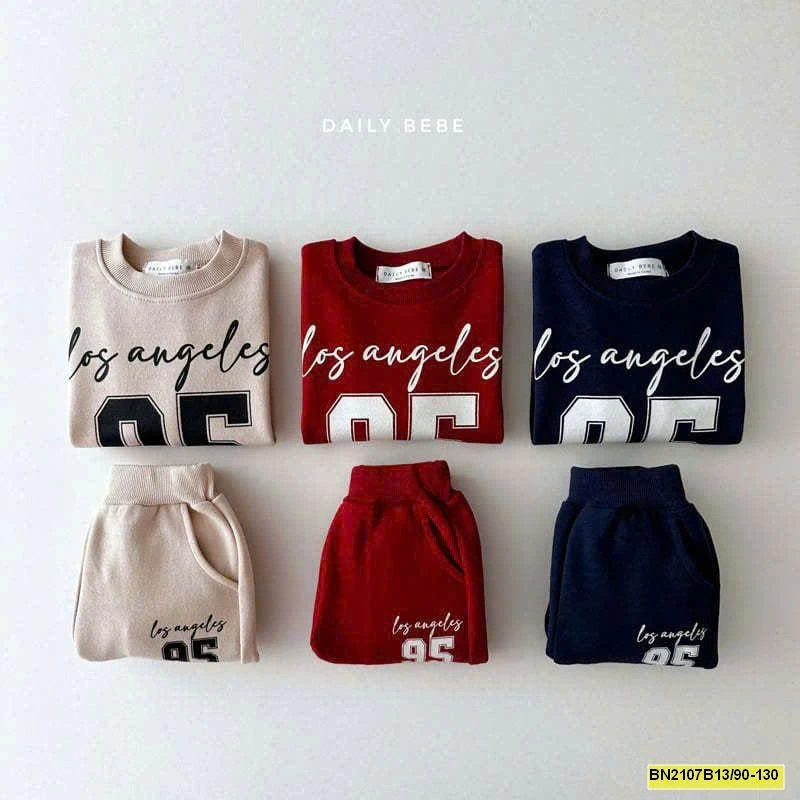 BỘ NỈ SỐ 95 CHO BÉ