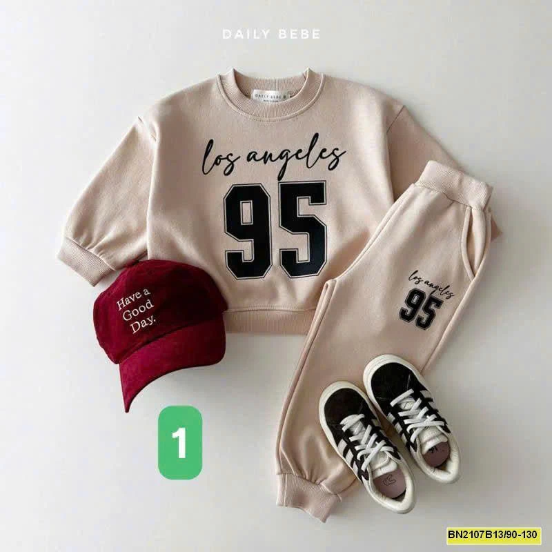 BỘ NỈ SỐ 95 CHO BÉ