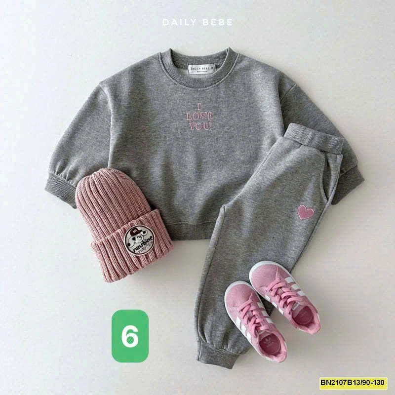 BỘ NỈ SỐ 95 CHO BÉ