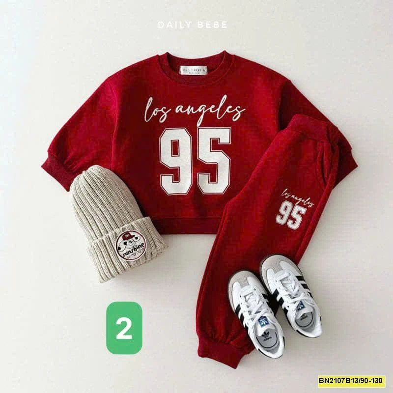 BỘ NỈ SỐ 95 CHO BÉ