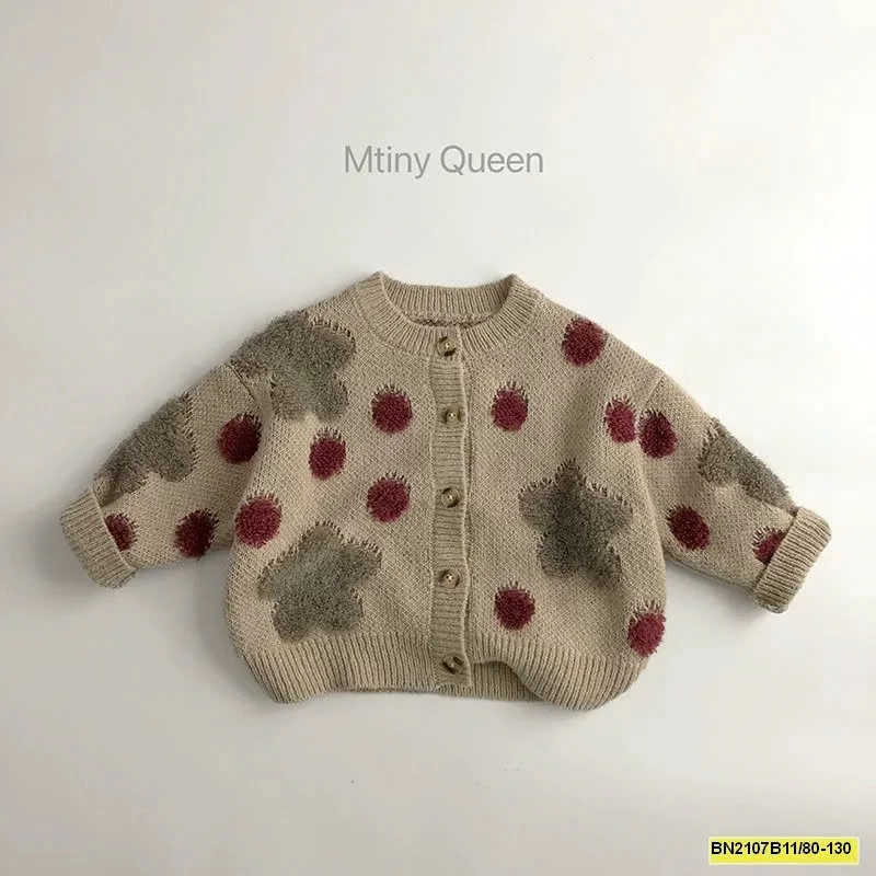 ÁO LEN CHẤM BI ĐỎ