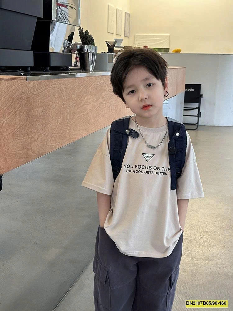 ÁO PHÔNG BÉ TRAI AMBB 24S017