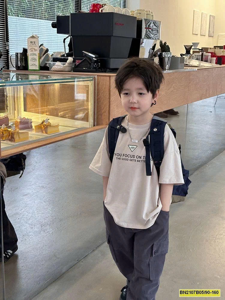 ÁO PHÔNG BÉ TRAI AMBB 24S017