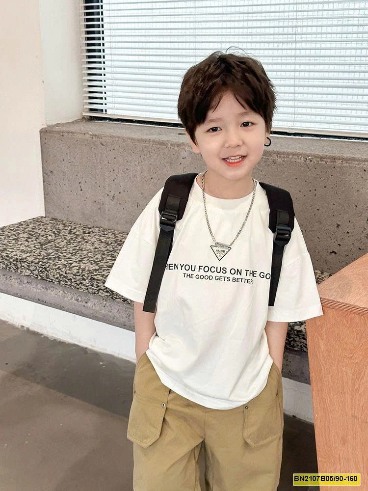 ÁO PHÔNG BÉ TRAI AMBB 24S017