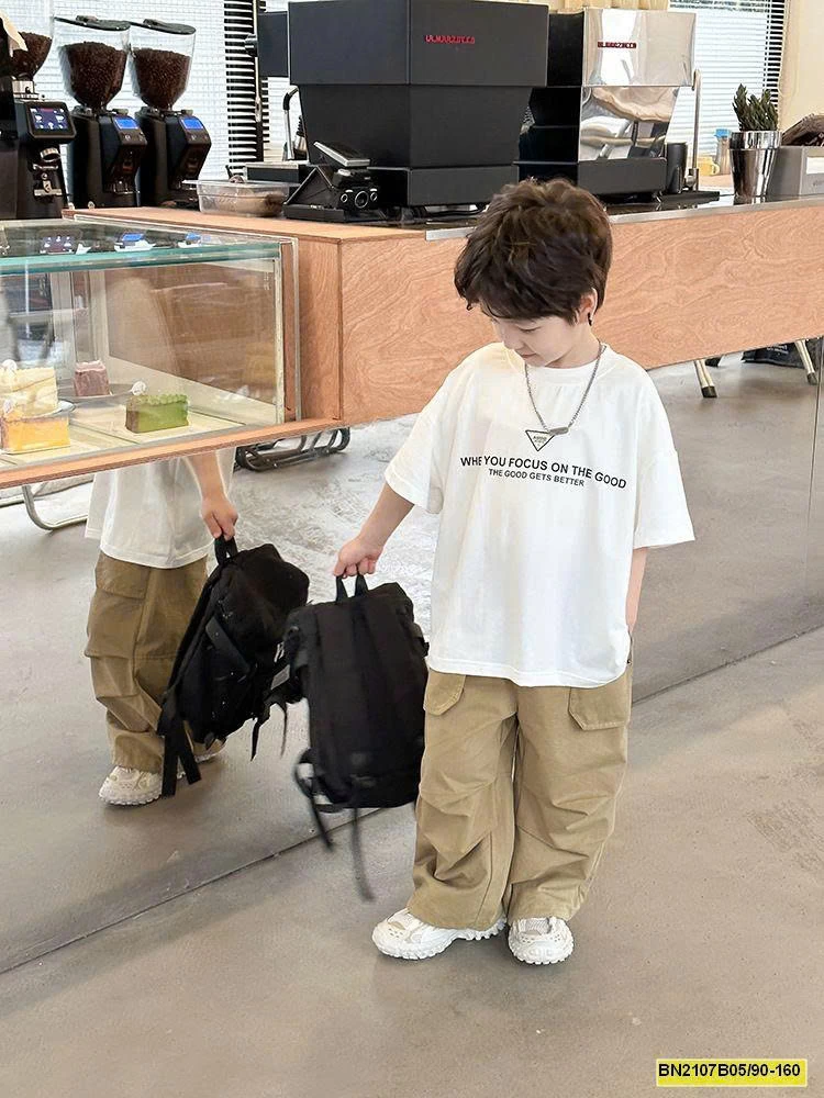 ÁO PHÔNG BÉ TRAI AMBB 24S017