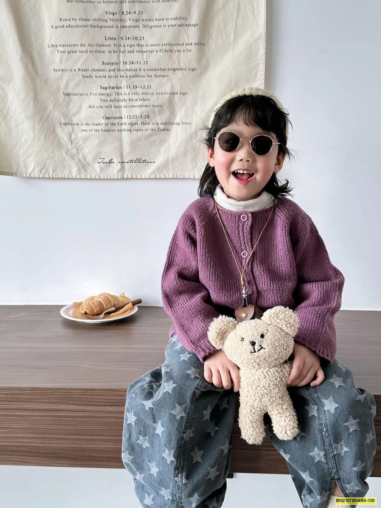 ÁO KHOÁC LEN CỔ TRÒN MTINYQUEEN