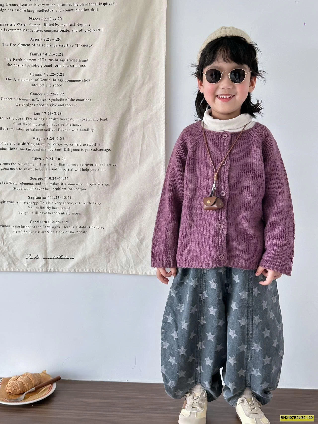 ÁO KHOÁC LEN CỔ TRÒN MTINYQUEEN