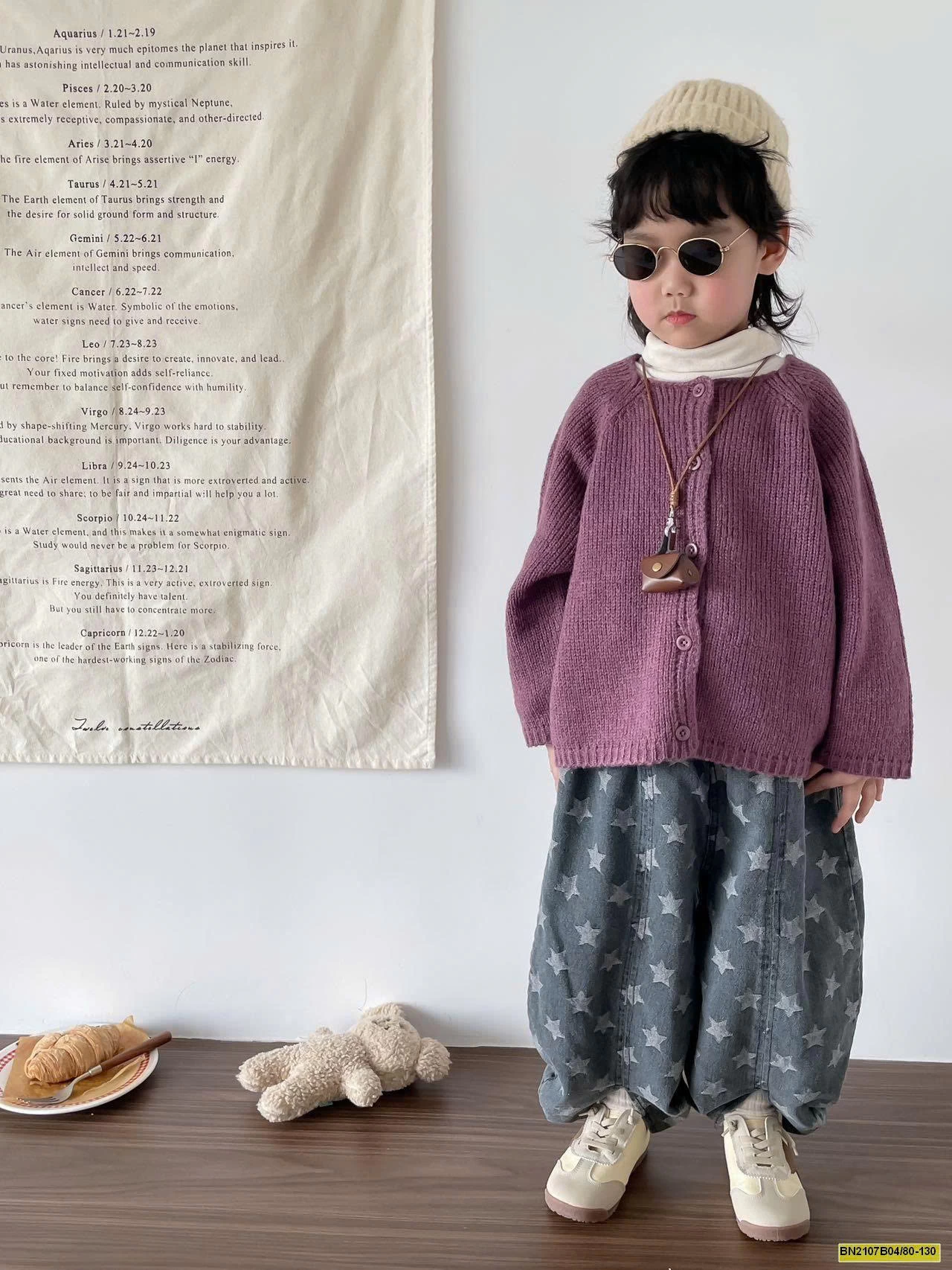 ÁO KHOÁC LEN CỔ TRÒN MTINYQUEEN