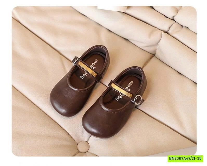 GIÀY BÚP BÊ QUAI PHỐI KIM LOẠI