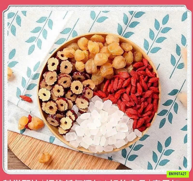 COMBO 52G TRÀ TÁO ĐỎ LONG NHÃN KỶ TỬ