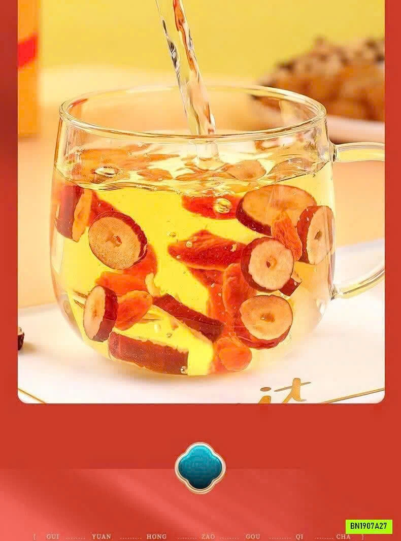 COMBO 52G TRÀ TÁO ĐỎ LONG NHÃN KỶ TỬ