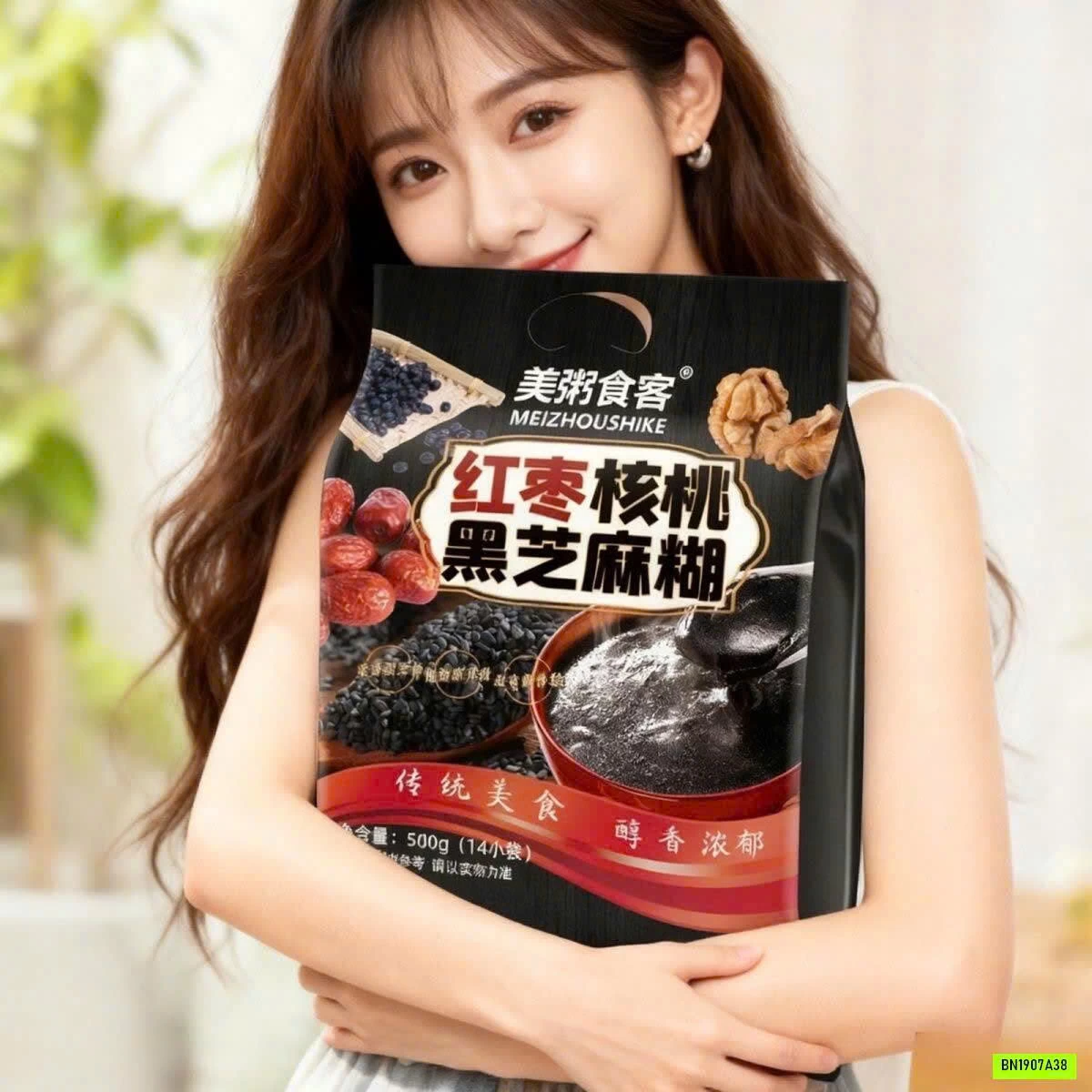 BỘT MÈ ĐEN ÓC CHÓ TÁO ĐỎ