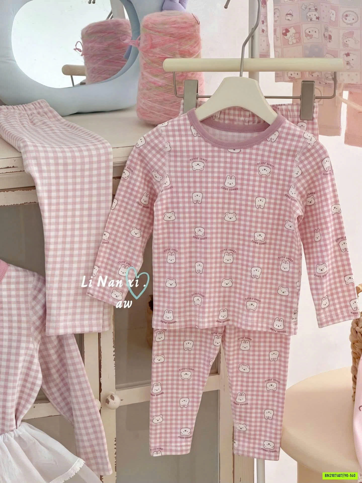 BST HOMEWEAR TONE HỒNG LINANXI