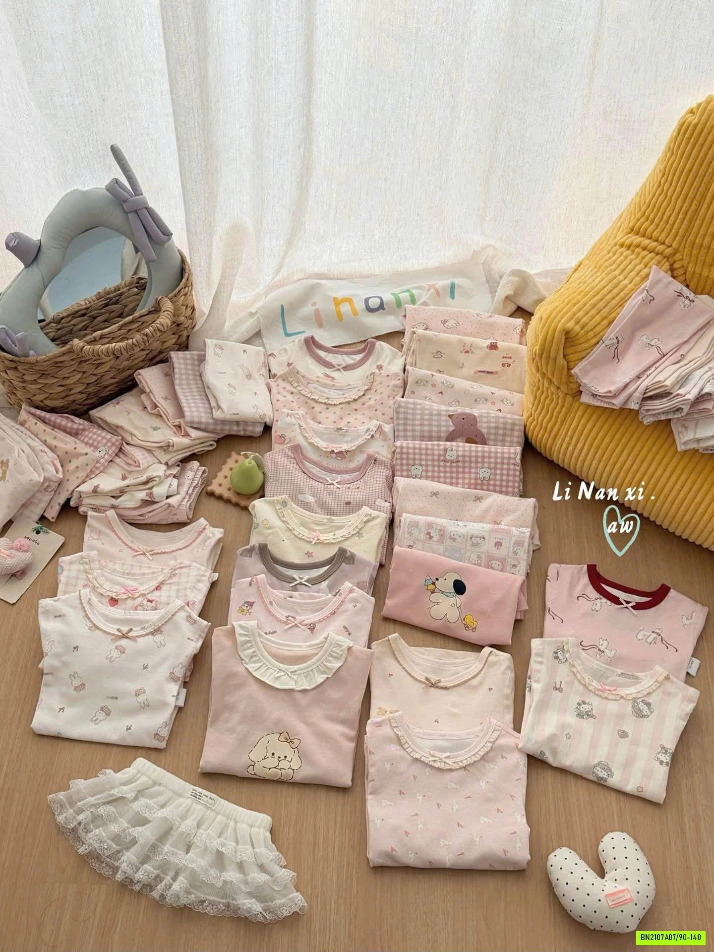 BST HOMEWEAR TONE HỒNG LINANXI