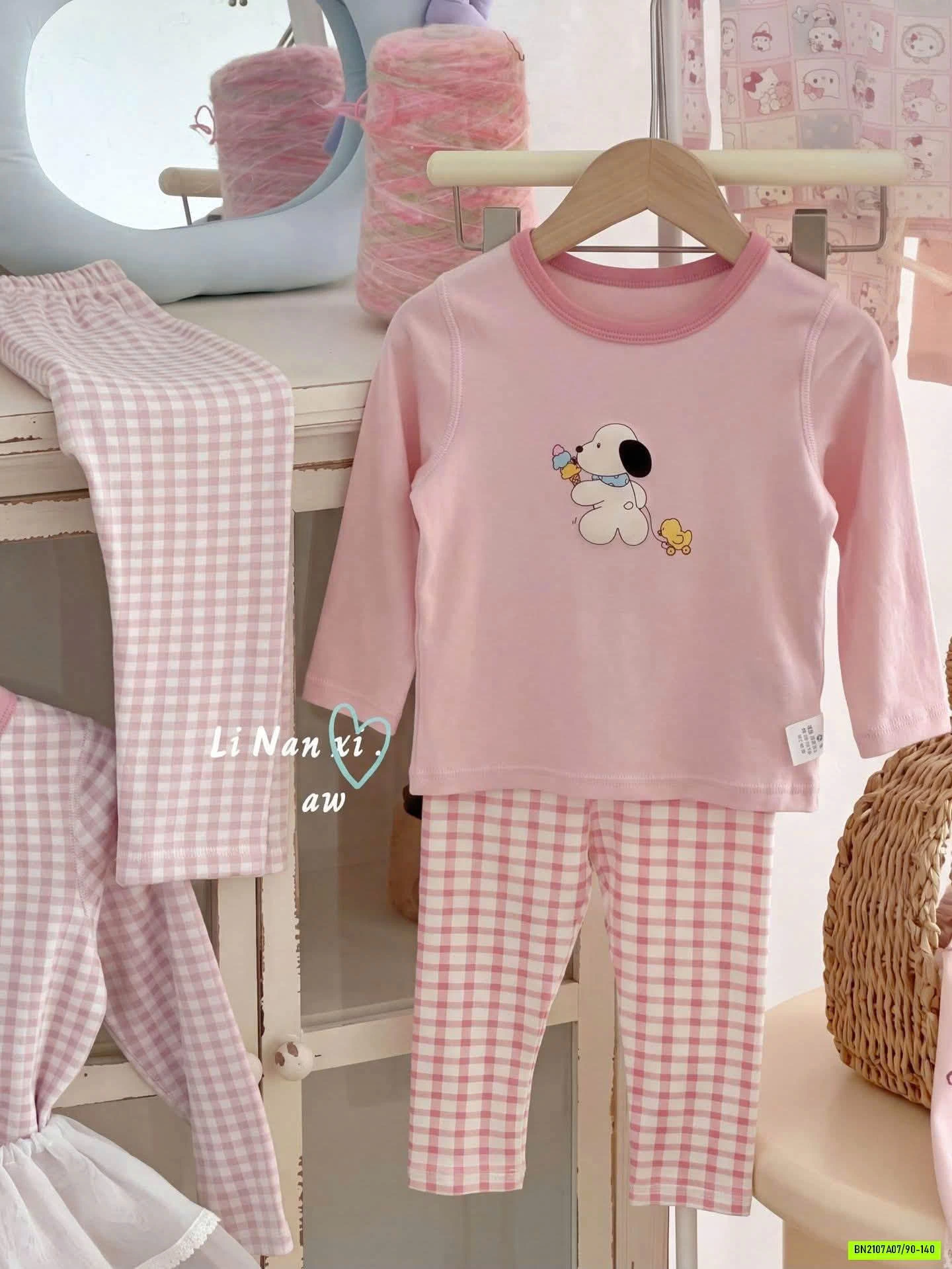 BST HOMEWEAR TONE HỒNG LINANXI