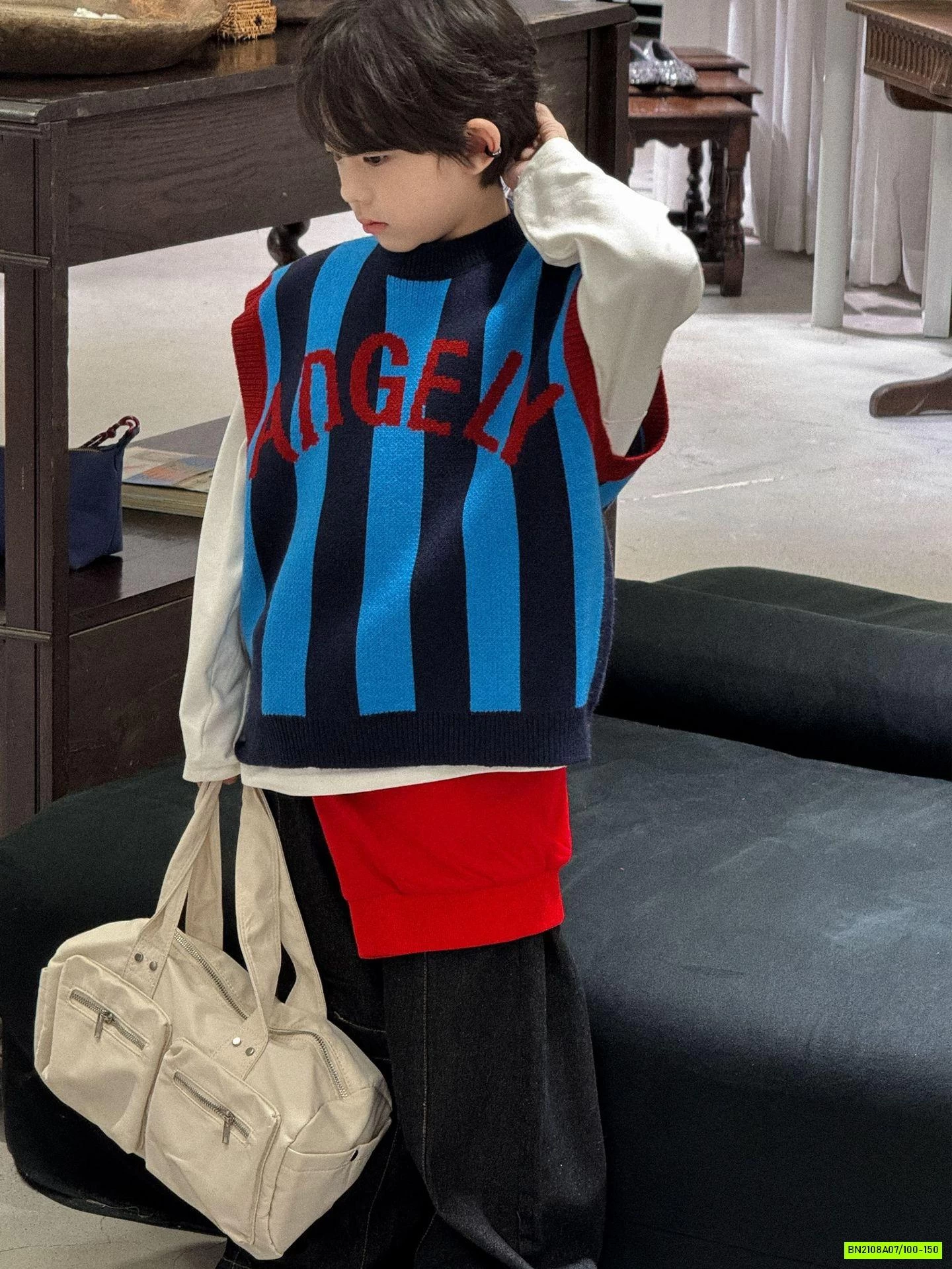 GILE LEN SỌC XANH ĐEN