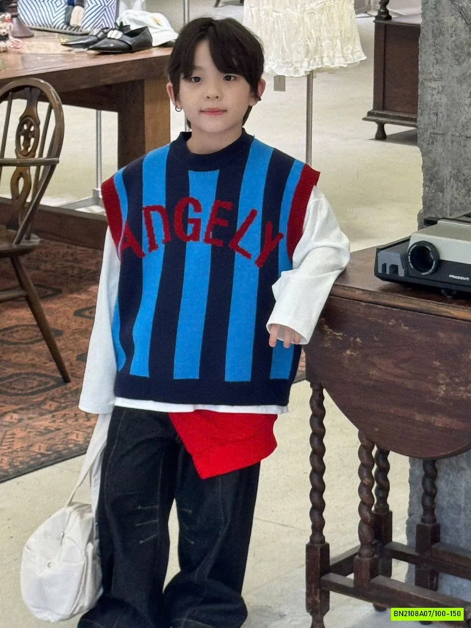 GILE LEN SỌC XANH ĐEN