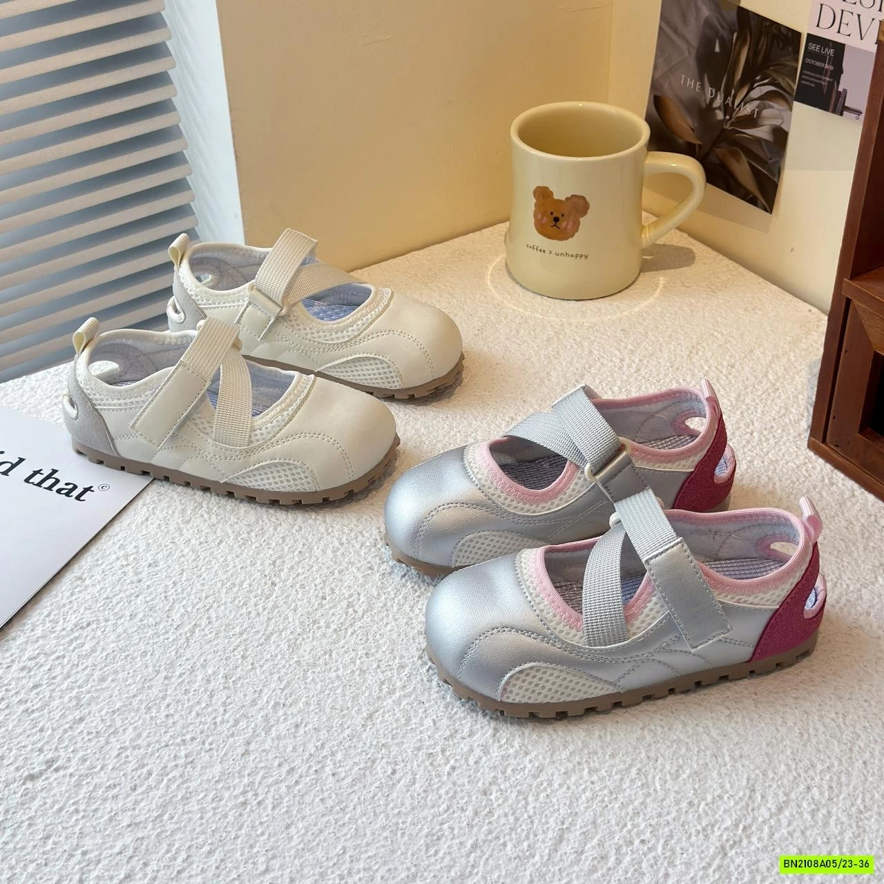 GIÀY SLIPON PHA LƯỚI QUAI DÁN