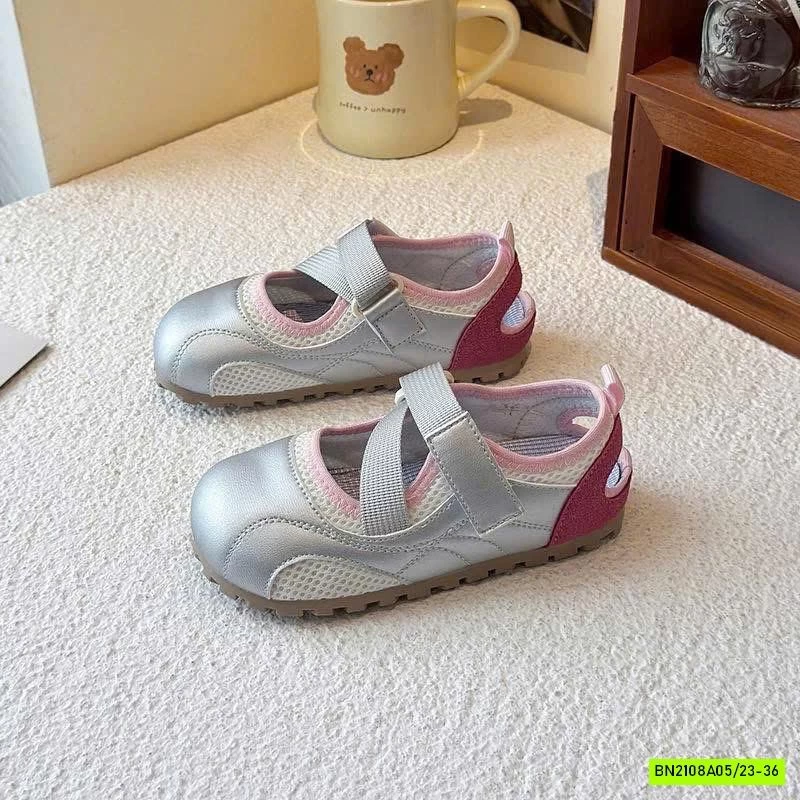 GIÀY SLIPON PHA LƯỚI QUAI DÁN