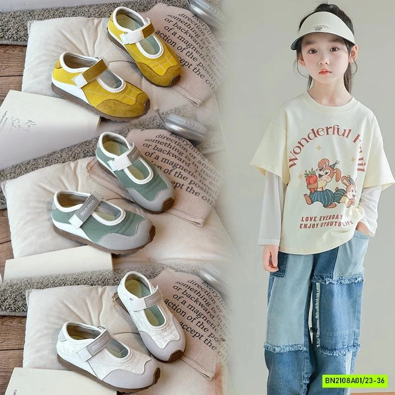 GIÀY SLIPON PHỐI MÀU QUAI DÁN