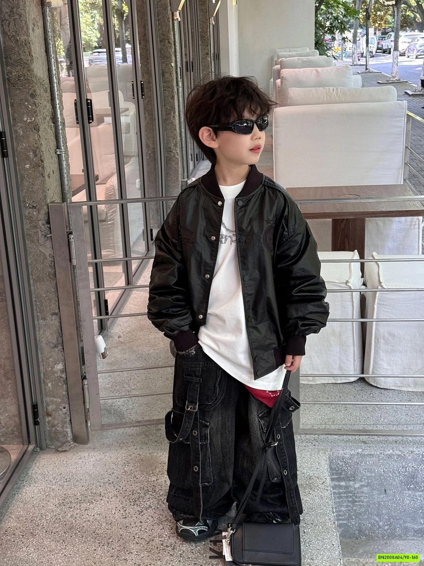 BOMBER DA THÊU CHỮ