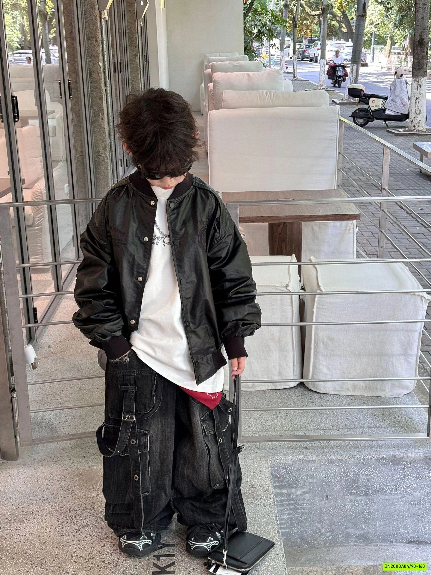 BOMBER DA THÊU CHỮ