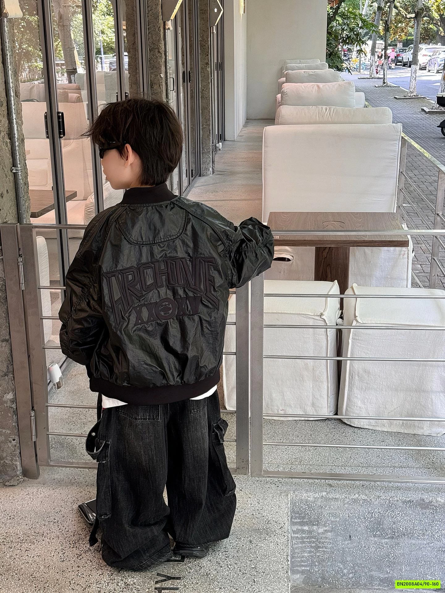 BOMBER DA THÊU CHỮ