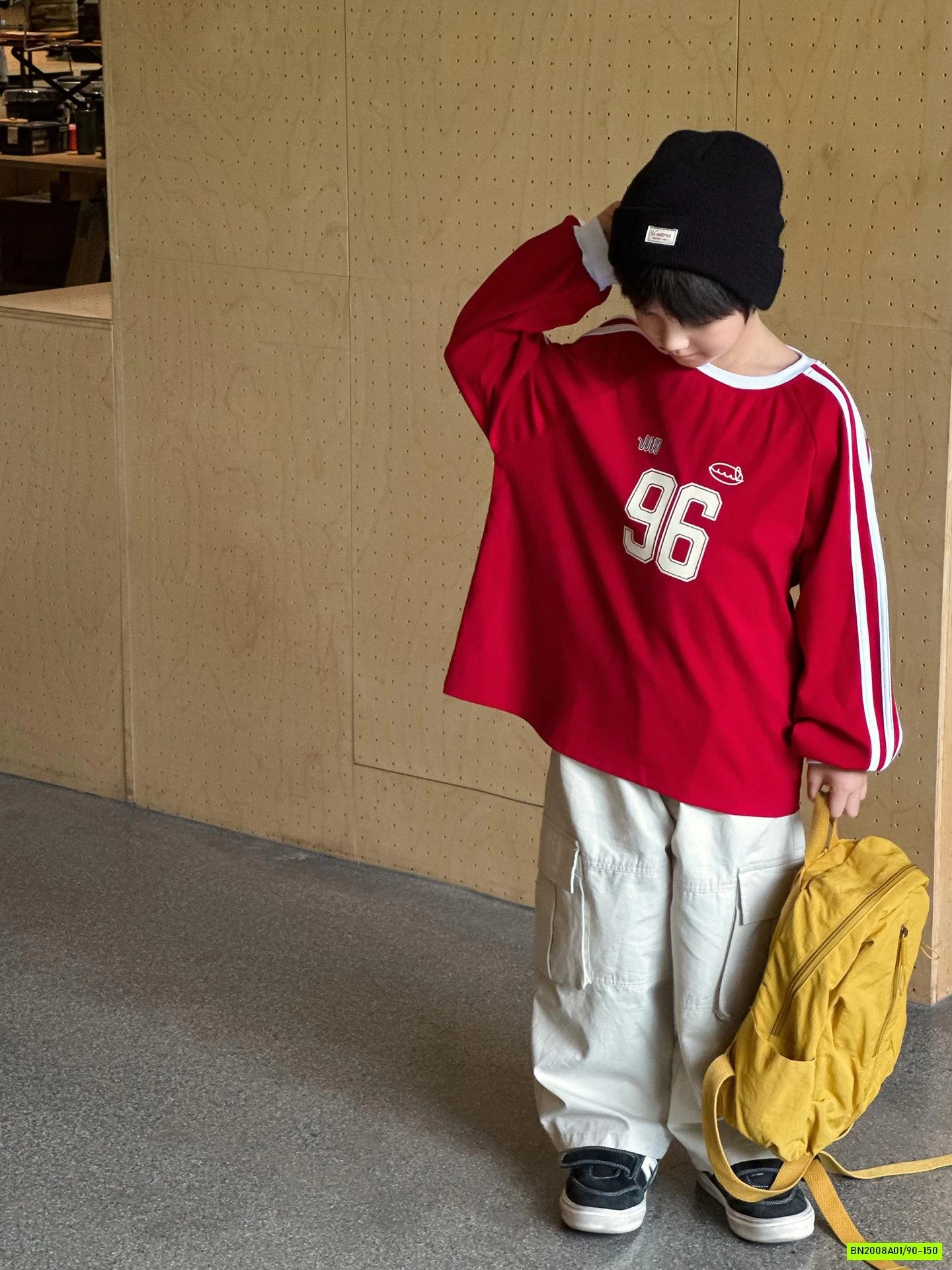 ÁO THUN SỐ 96 SỌC VAI AOAOKIDS