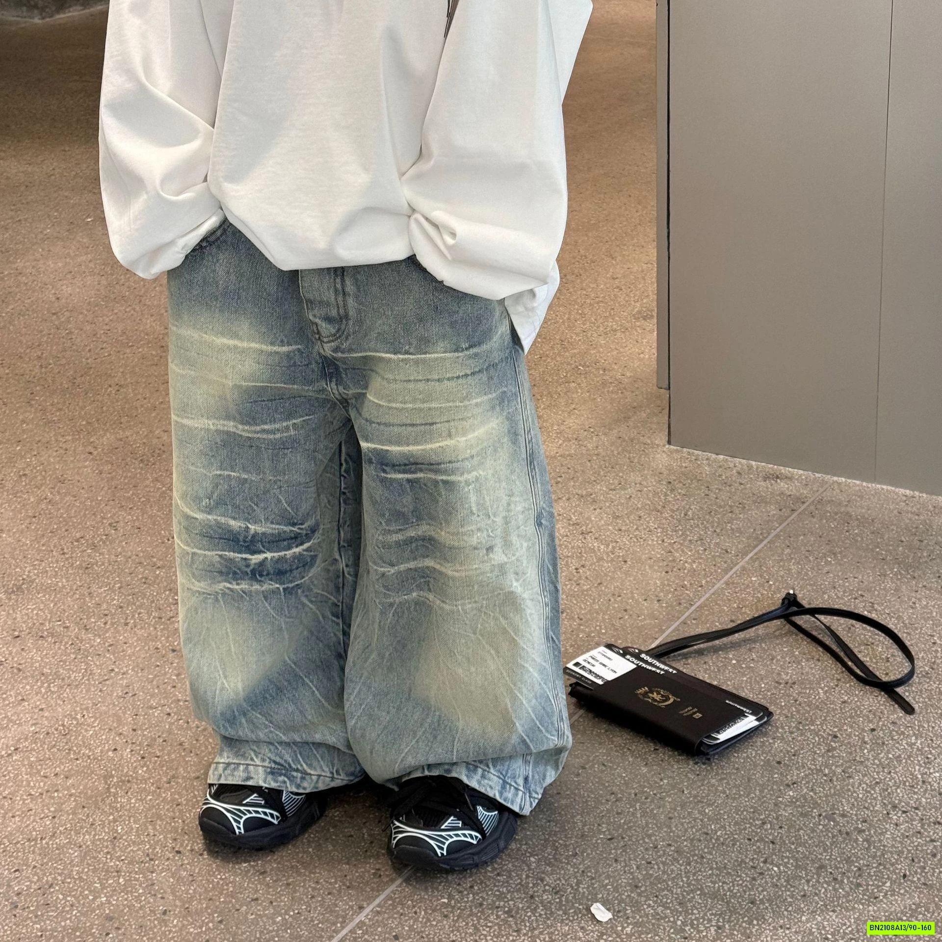 JEANS SUÔNG BẠC GỐI