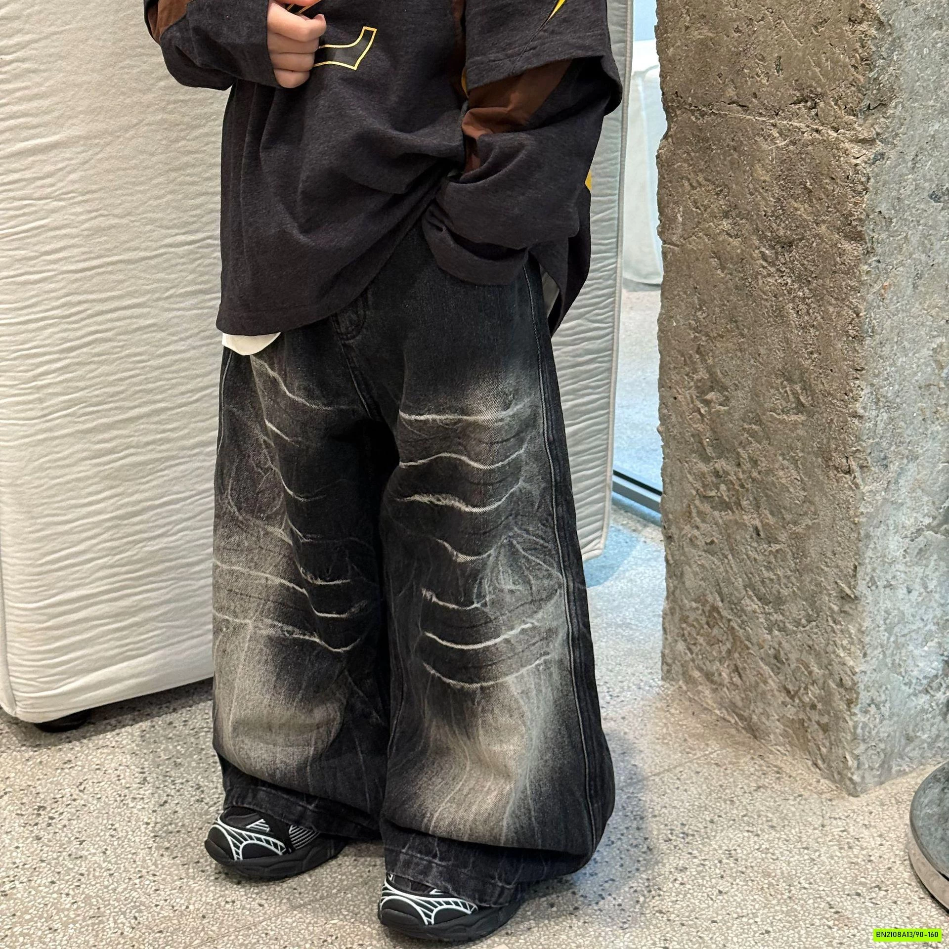 JEANS SUÔNG BẠC GỐI