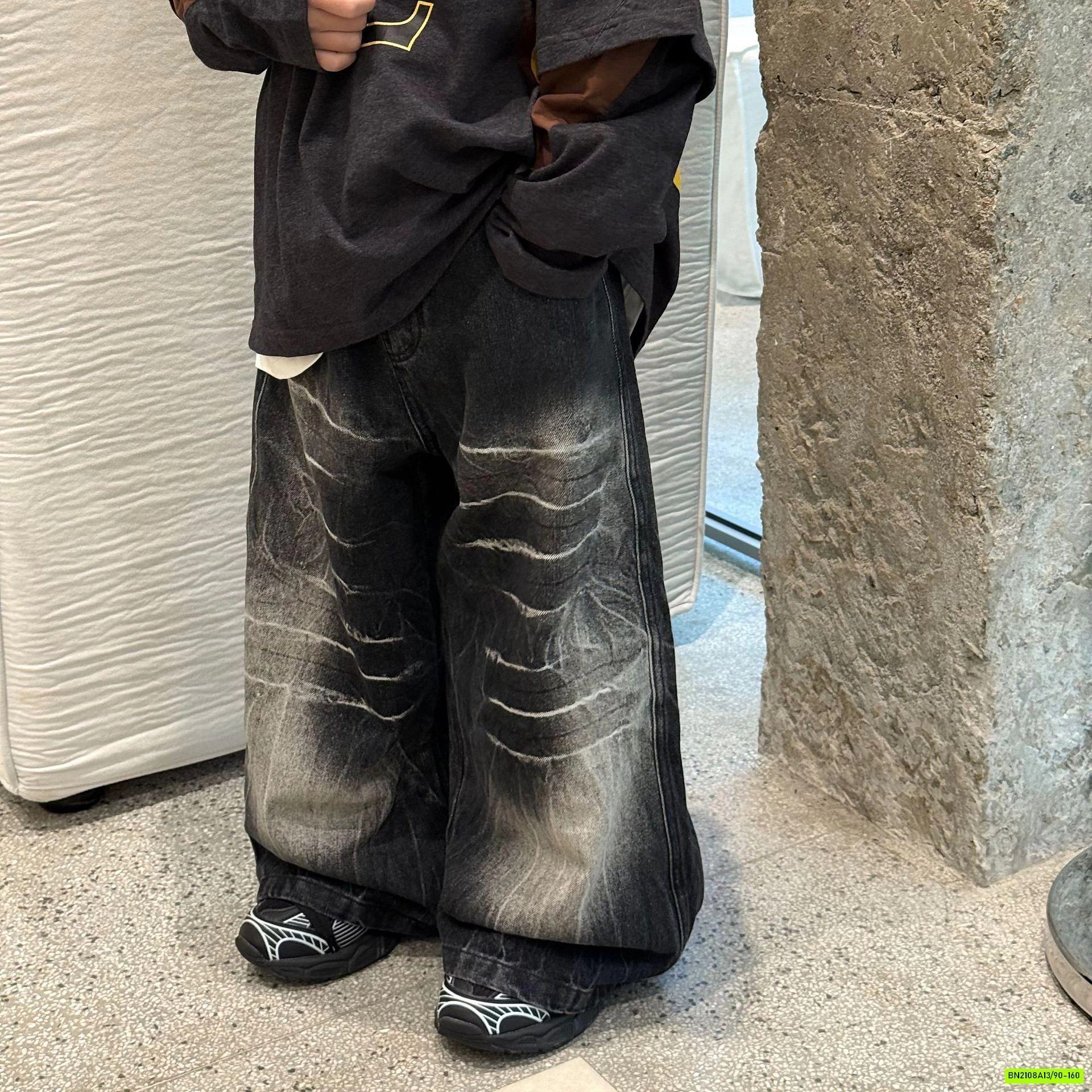 JEANS SUÔNG BẠC GỐI