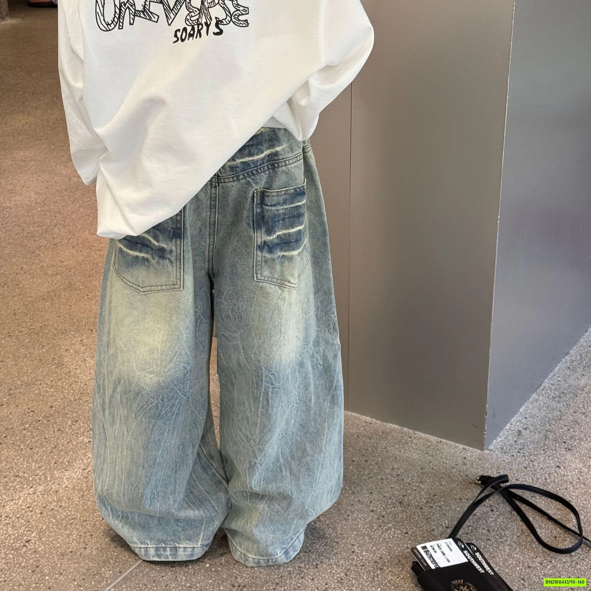 JEANS SUÔNG BẠC GỐI