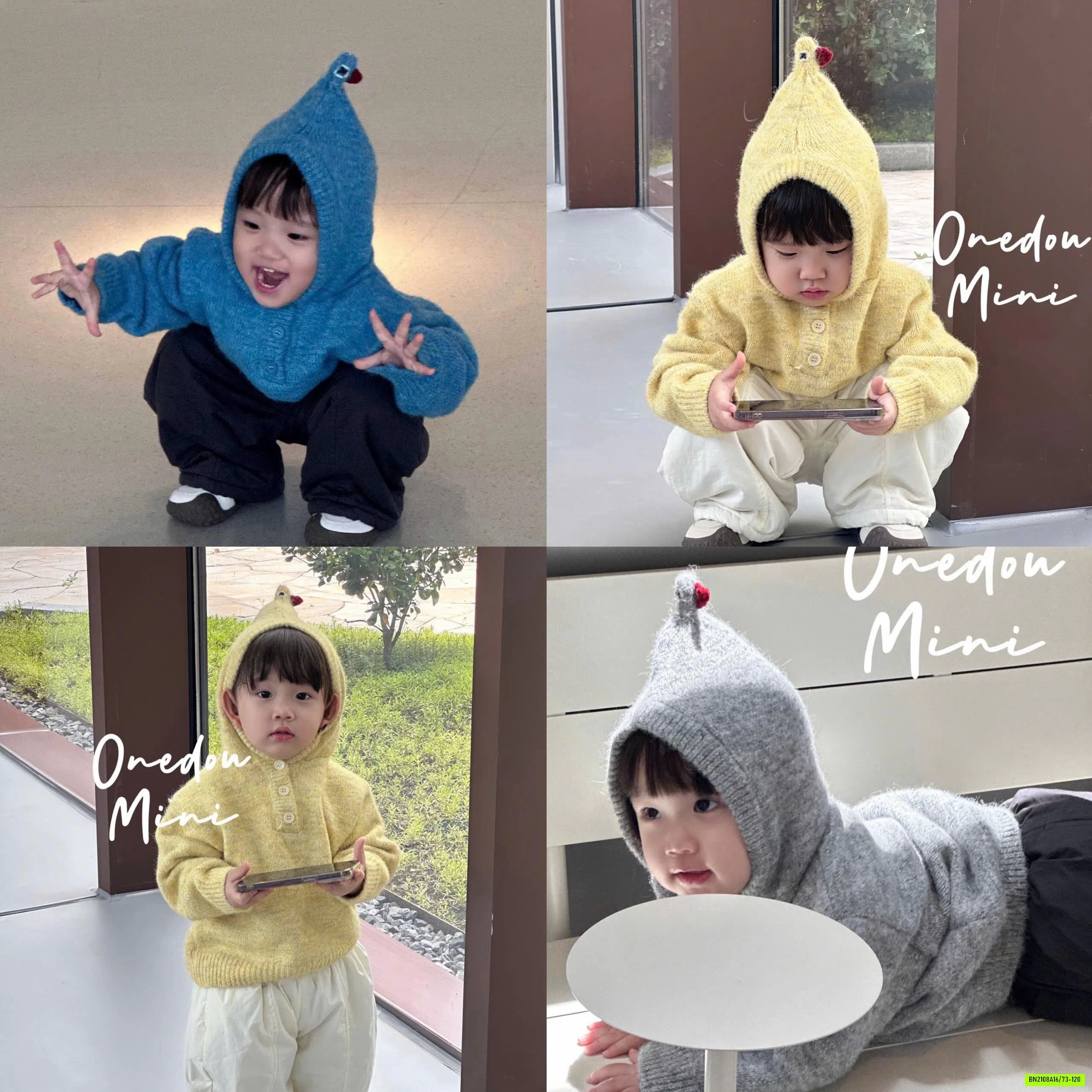 ÁO LEN LIỀN MŨ ĐẦU VỊT