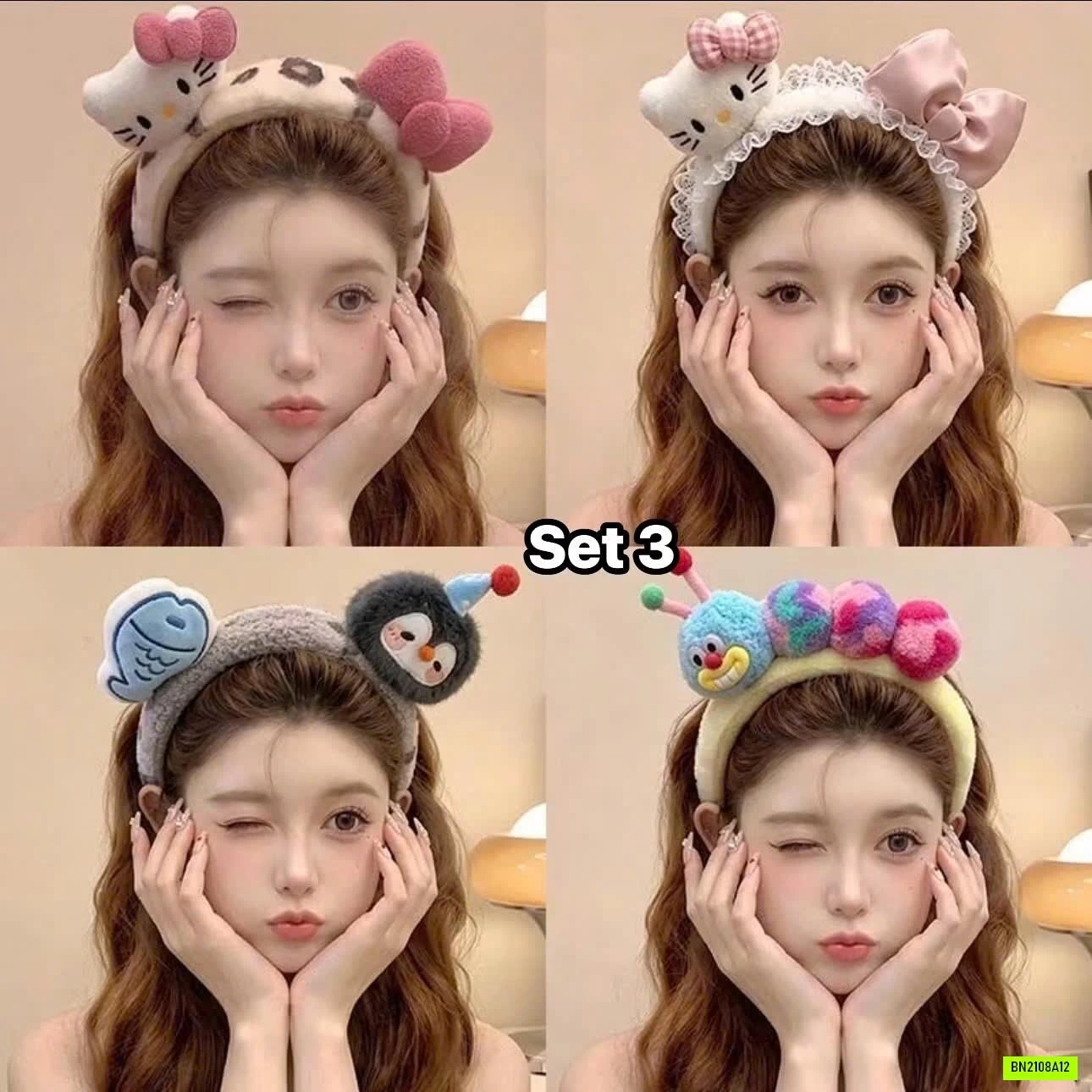 SET 4 BĂNG ĐÔ SIÊU KUTE