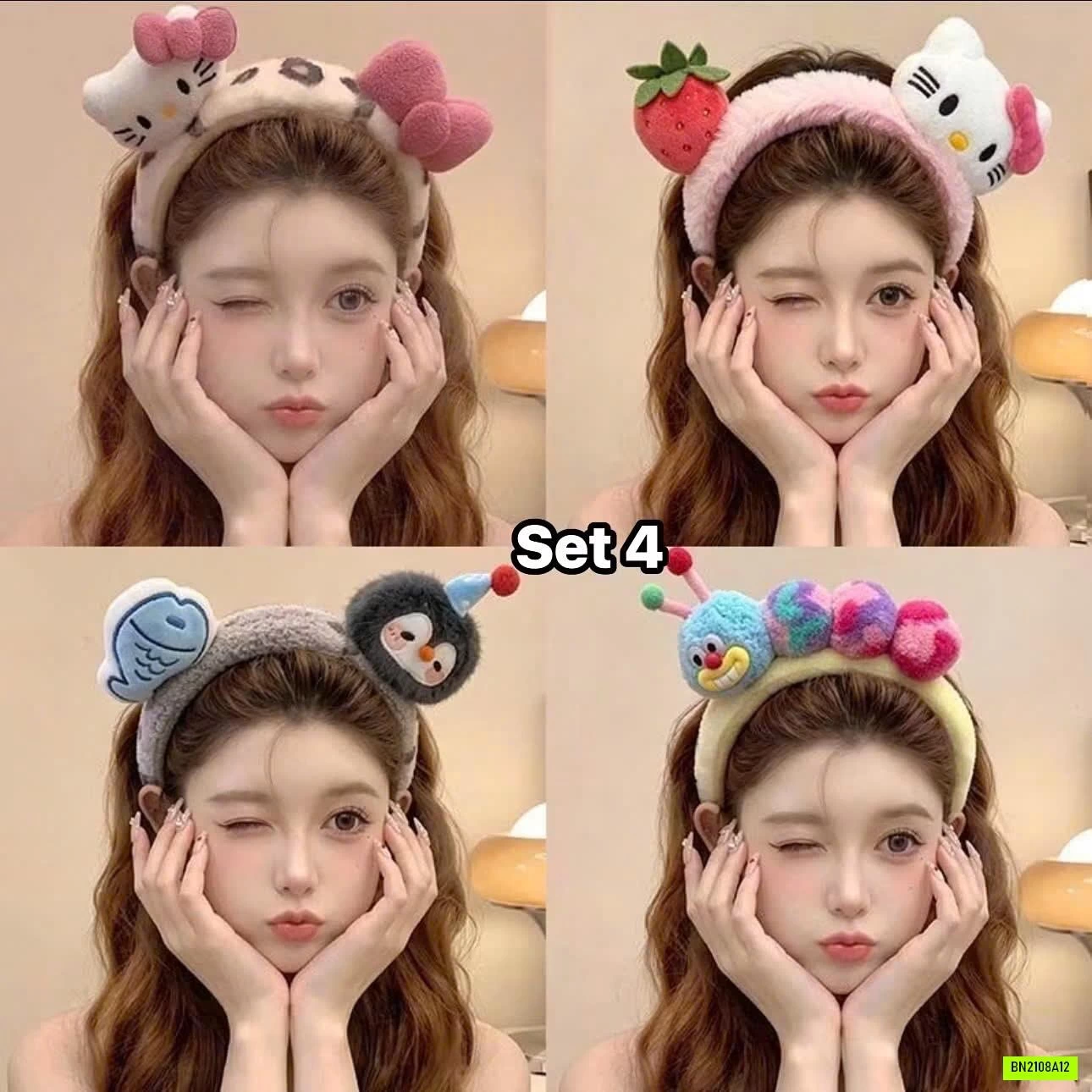 SET 4 BĂNG ĐÔ SIÊU KUTE