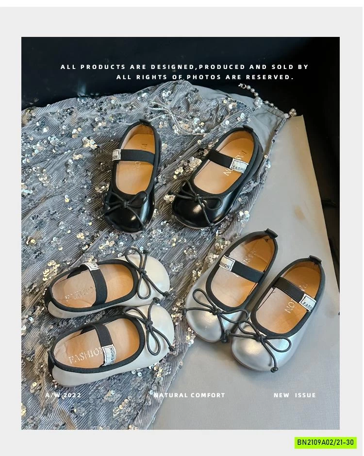 GIÀY BÚP BÊ GẮN NƠ MỀM XINH XẮN