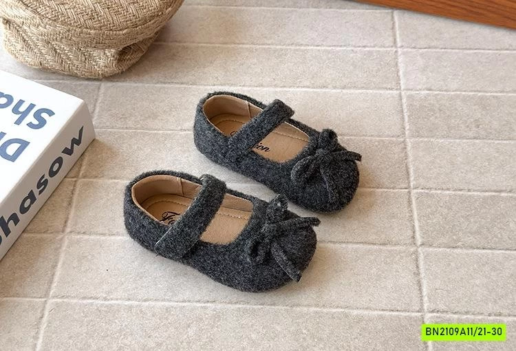 GIÀY BÚP BÊ NHUNG GẮN NƠ