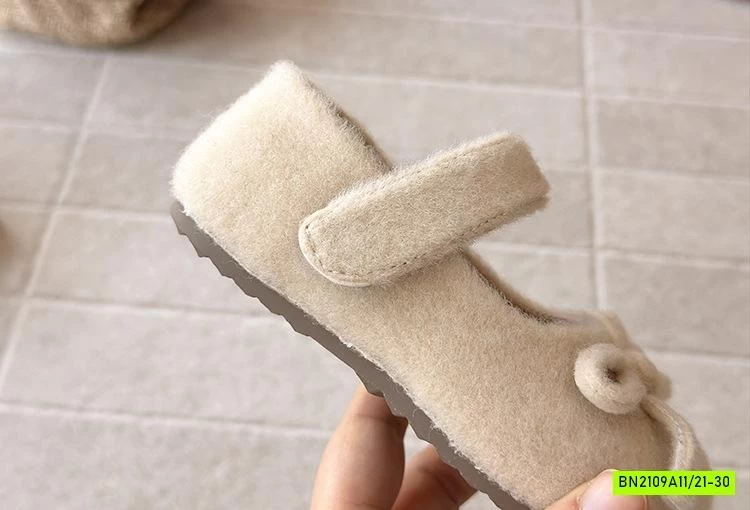 GIÀY BÚP BÊ NHUNG GẮN NƠ