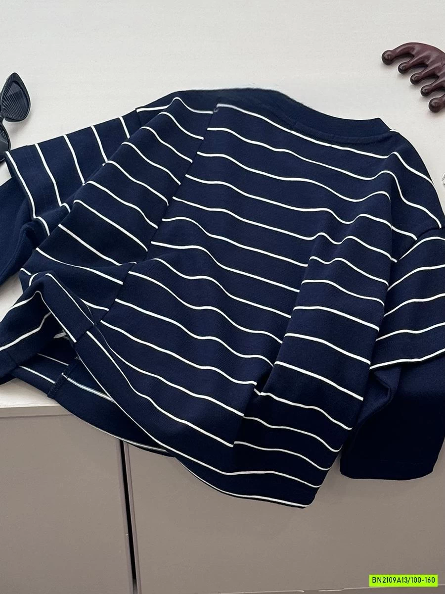 ÁO THUN KẺ NGANG GIẢ 2 LỚP