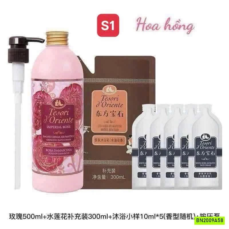 GOM ORDER SỮA TẮM TESORI D ORIENTE