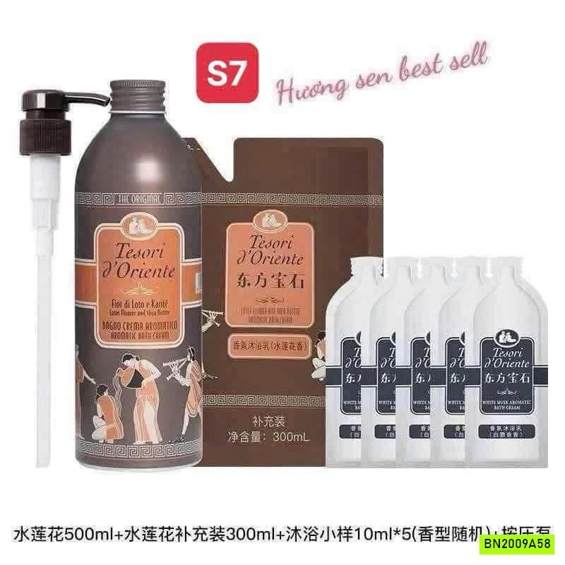 GOM ORDER SỮA TẮM TESORI D ORIENTE
