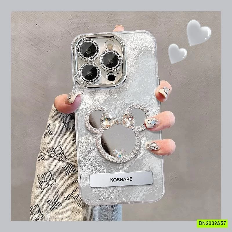 ỐP ĐIỆN THOẠI IPHONE MICKEY MÀU BẠC