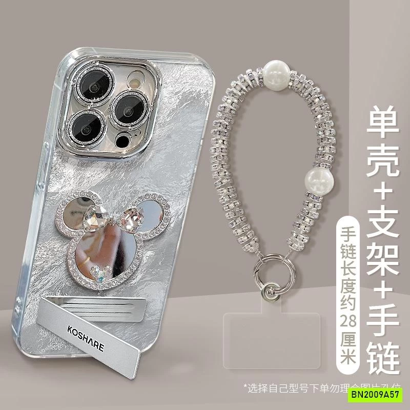 ỐP ĐIỆN THOẠI IPHONE MICKEY MÀU BẠC