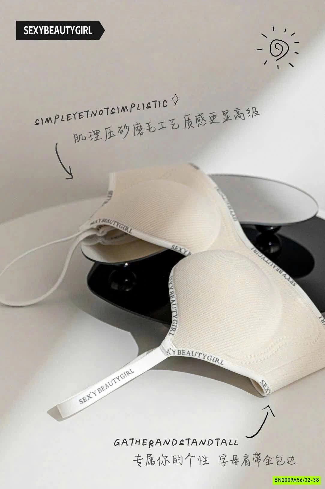 BRA VIỀN CHỮ KO GỌNG