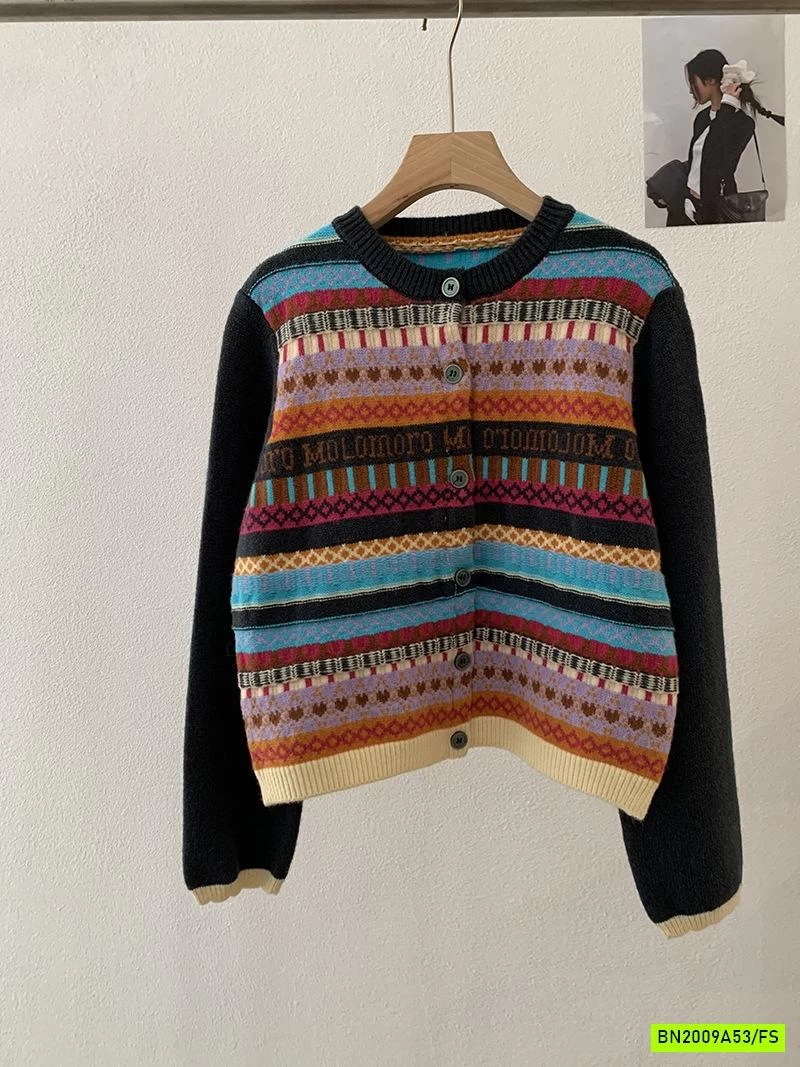 KHOÁC LEN HỌA TIẾT THỔ CẨM