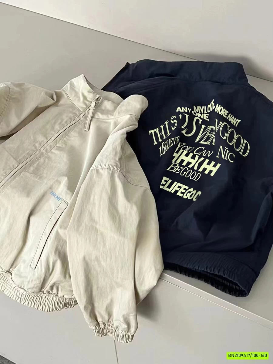 KHOÁC KAKI IN CHỮ LƯNG