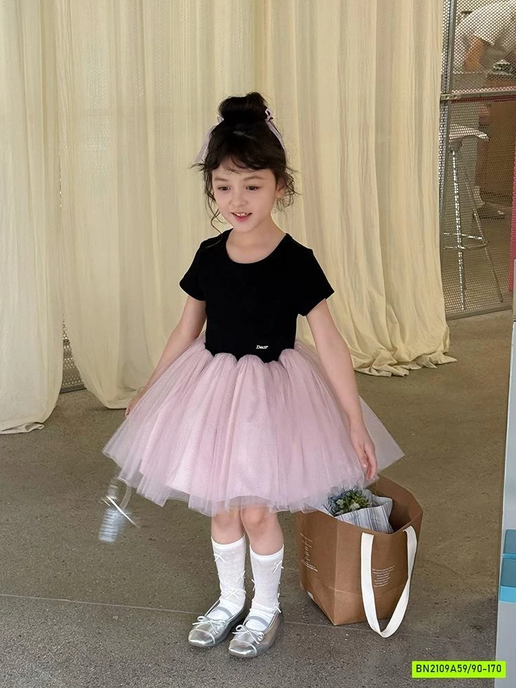 ĐẦM BALE HỒNG 25D214 AMBB