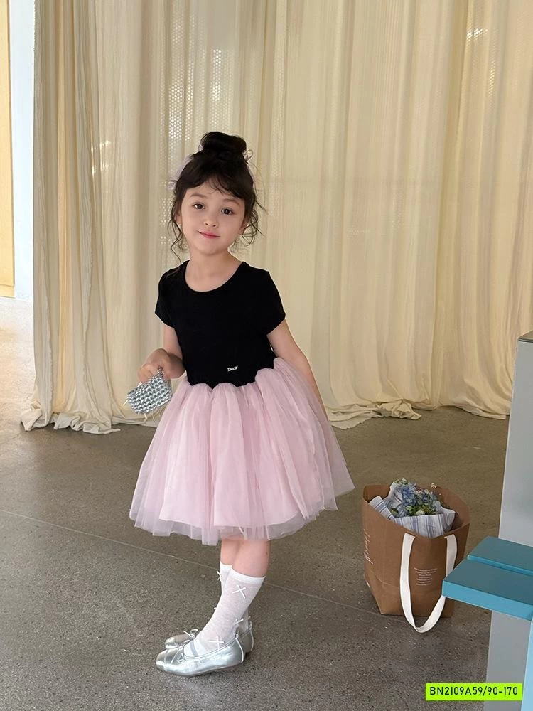 ĐẦM BALE HỒNG 25D214 AMBB