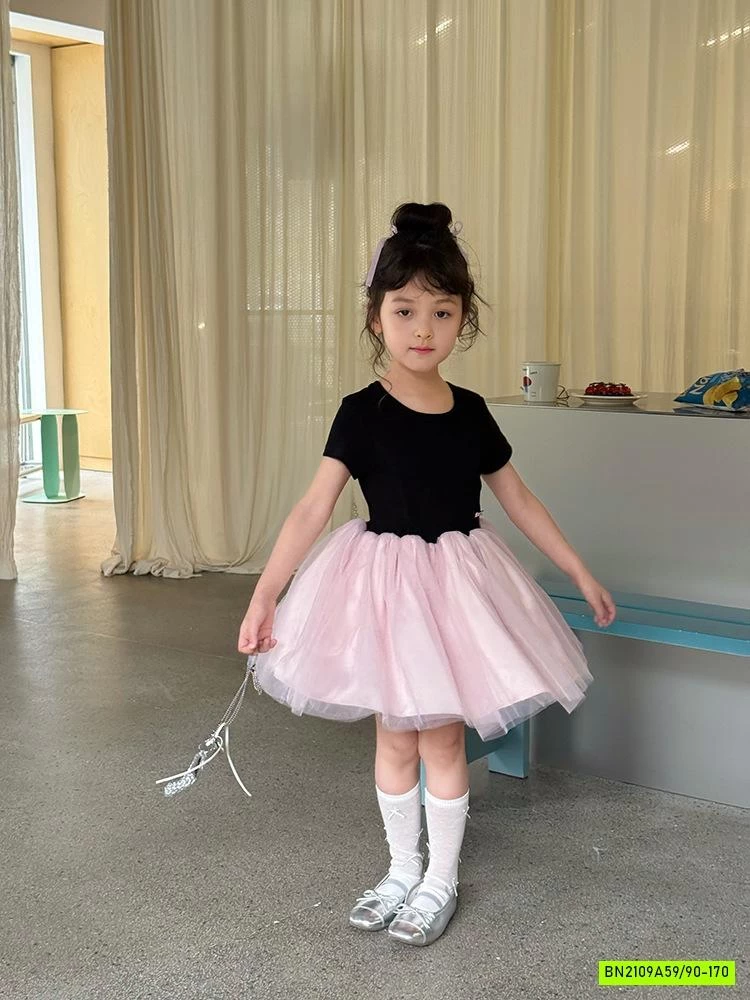 ĐẦM BALE HỒNG 25D214 AMBB